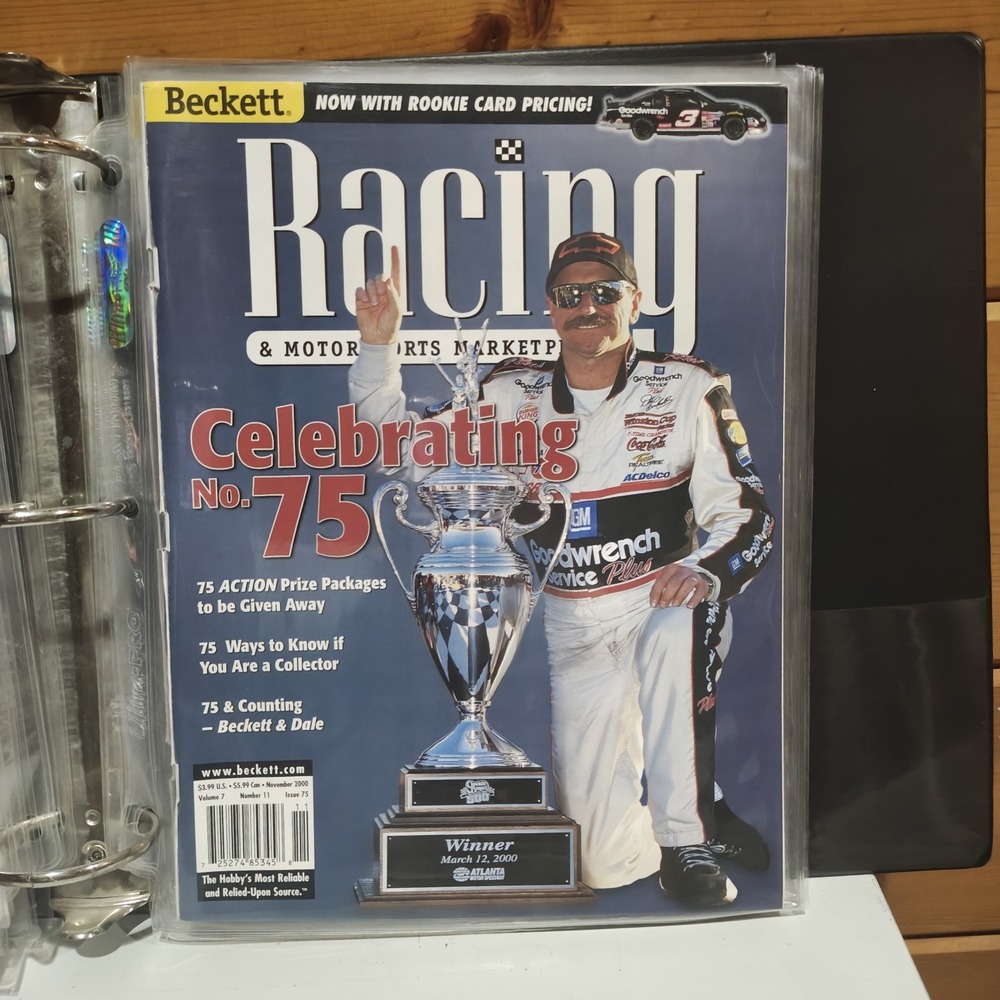 Vintage Beckett Racing Magazine November 2000 Near Mint Protective Sleeved